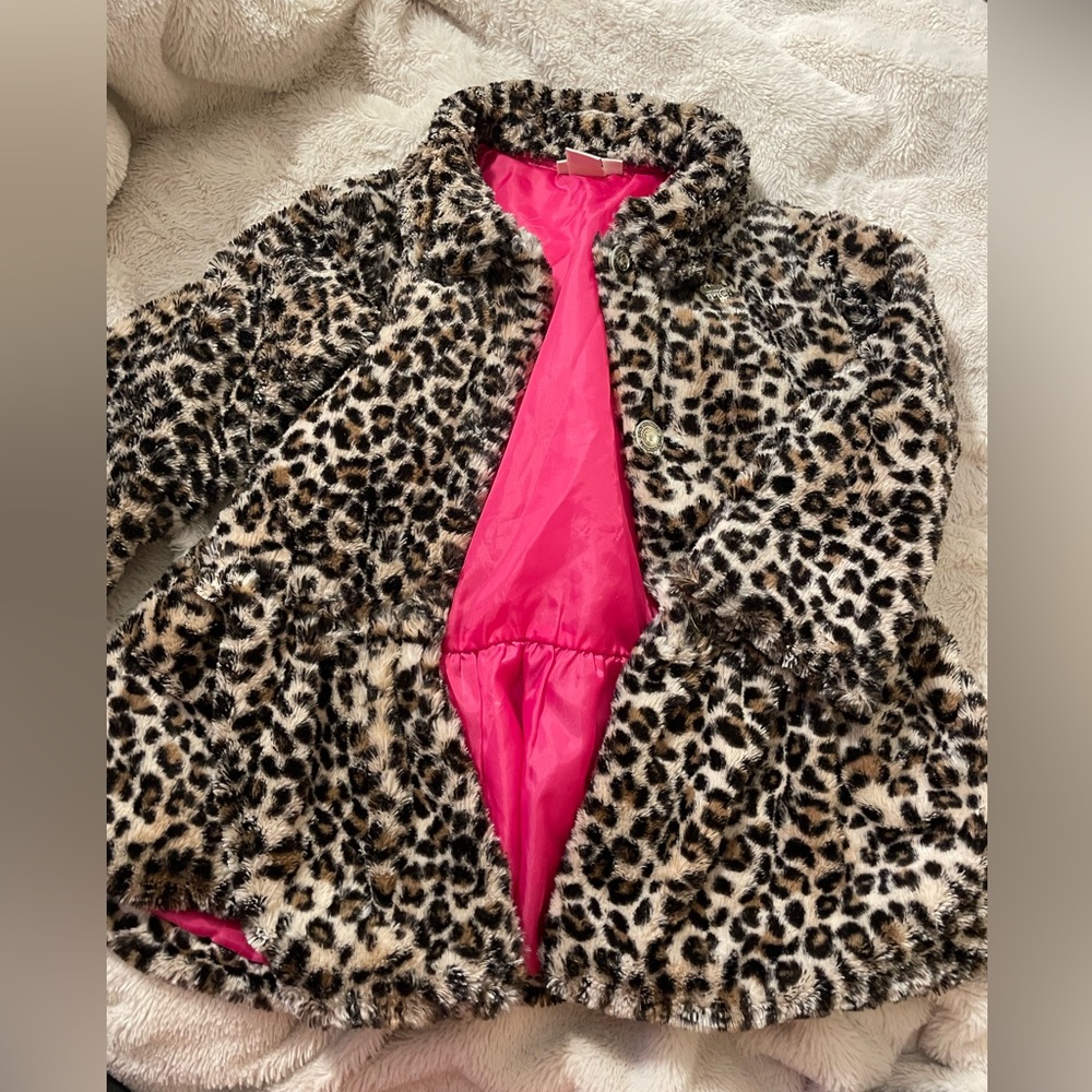 Vintage Y2K Juicy Couture Animal Print Coat